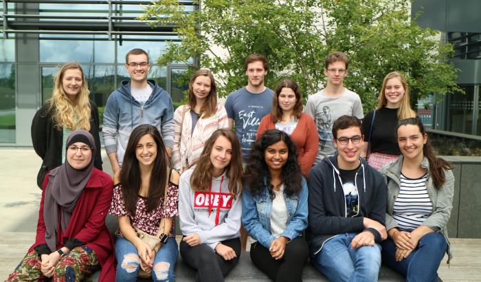 Teilnehmer des Scienteens Lab