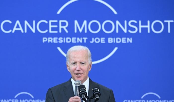 Le président américain Joe Biden lors de son discours sur le "Cancer Moonshot", à Boston, le 12 septembre 2022