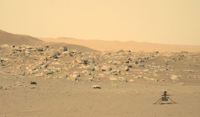 Nach mehr als drei Jahren auf dem Mars hat der Mini-Hubschrauber "Ingenuity" seine letzte Botschaft zur Erde geschickt. Die US-Raumfahrtbehörde Nasa sprach von einem "langen Abschied".