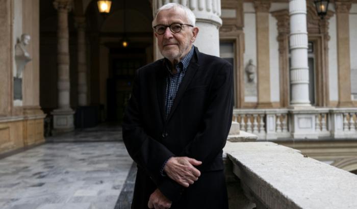 Le prix Nobel de physique Francis Halzen à l'université de Turin le 7 octobre 2026