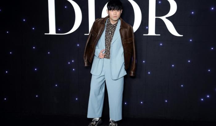 Le chanteur taïwanais Jay Chou pris lors de la fashion week de Paris le 19 janvier 2024