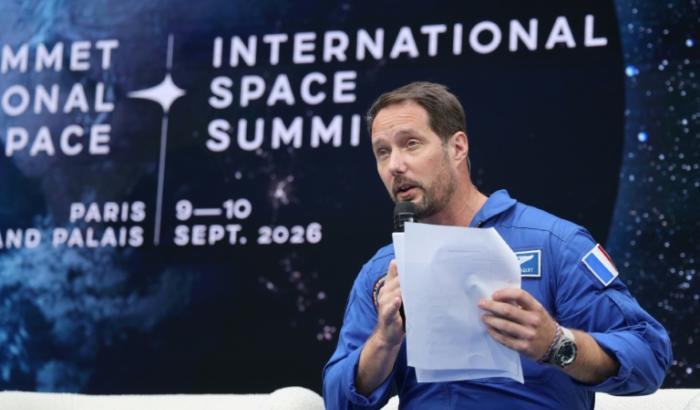 L'astronaute français Thomas Pesquet au Grand Palais à Paris le 9 septembre 2026