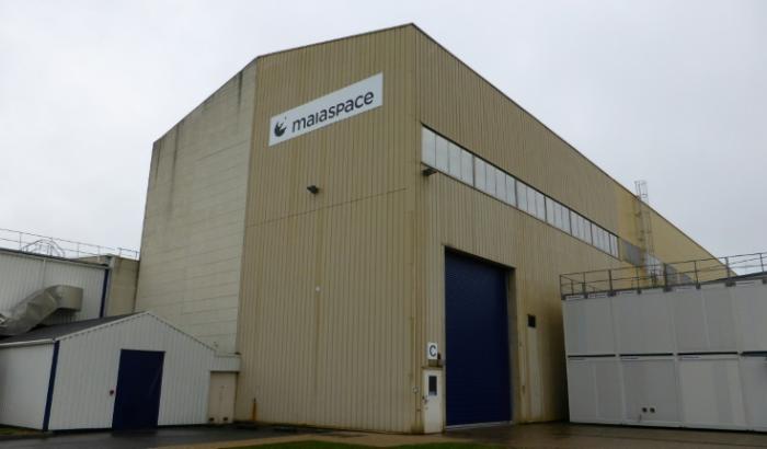 Sur le site du groupe français MaiaSpace, à Vernon dans l'Eure, le 21 septembre 2023
