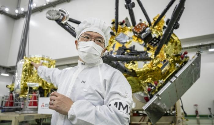 Vom japanischen Weltraumbahnhof Tanegashima aus soll am Dienstag um 04.41 Uhr (Ortszeit, Montag 21.41 Uhr MESZ) eine H3-Trägerrakete ins All starten. Sie hat eine Raumsonde im Gepäck, die den Mond Phobos erforschen soll.