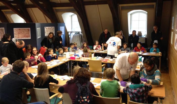 Participants à l’atelier de John Schollar, Fernand Schroeder et John Watson en 2013