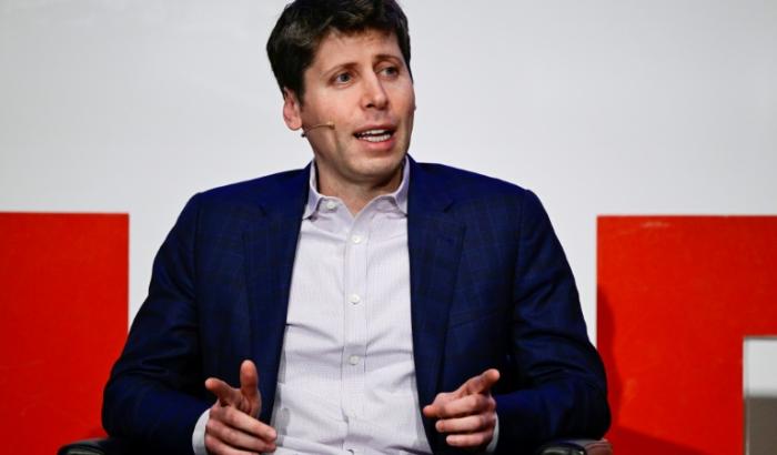 Le directeur général d'OpenAI, Sam Altman, à l'université technique de Berlin, en Allemagne, le 7 février 2025