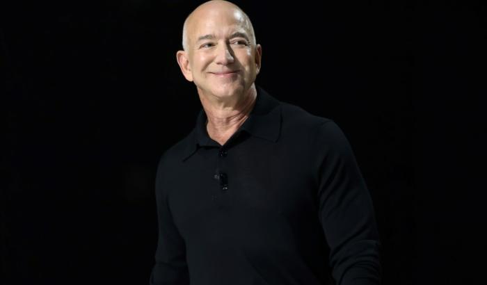 Jeff Bezos, fondateur d'Amazon et de Blue Origin, le 4 décembre 2024 à New York