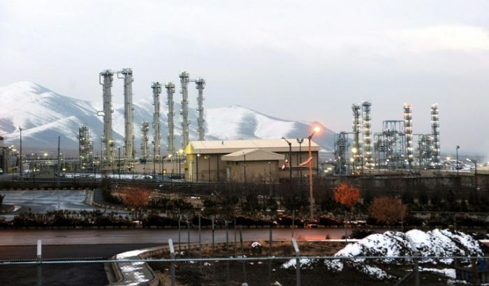 Vue générale du réacteur à eau lourde d'Arak, dans le centre de l'Iran, en 2011