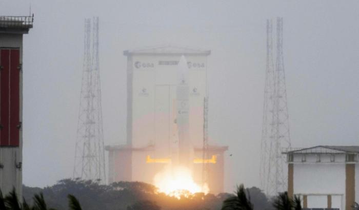 Le lanceur européen Ariane 6 décolle de Kourou le 6 mars 2025