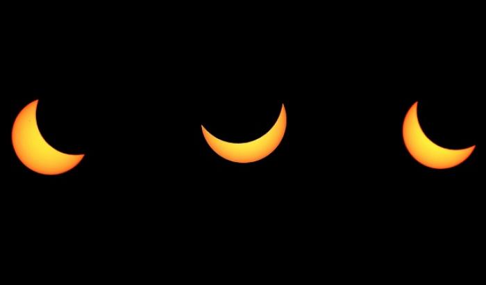 Auf der nördlichem Erdhalbkugel wird am Samstag eine partielle Sonnenfinsternis zu beobachten sein.