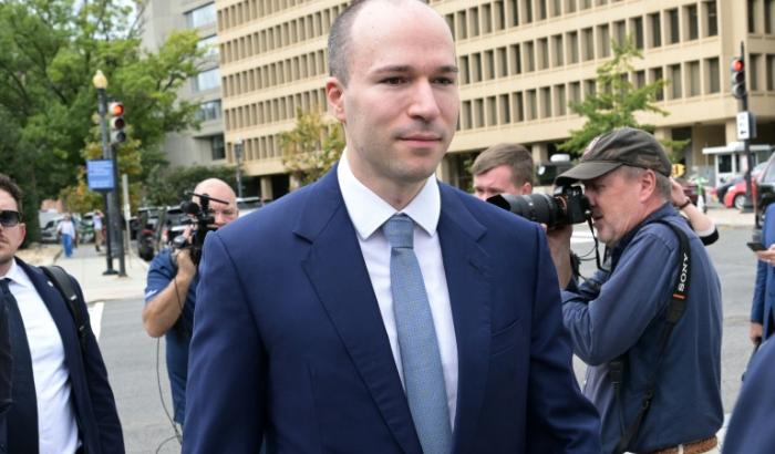Le président d'OpenAI Greg Brockman arrive à la Maison Blanche pour une rencontre avec Donald Trump, le 29 septembre 2026 à Washington