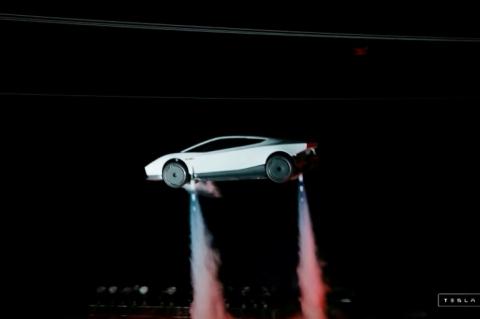 Le nouveau "Roadster" Tesla présenté le 15 octobre près de Waco (Texas, Etats-Unis)