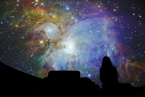 Au planétarium de l'Observatoire européen austral (ESO) à Garching, dans le sud de l'Allemagne, le 2 septembre 2025