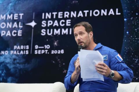L'astronaute français Thomas Pesquet au Grand Palais à Paris le 9 septembre 2026