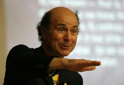 Frank Wilczek lors d'un sommet mondial en Equateur le 25 juin 2006