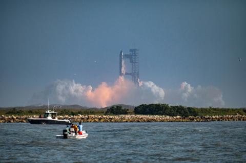 La mégafusée Starship de SpaceX décolle le 27 mai 2025 au Texas