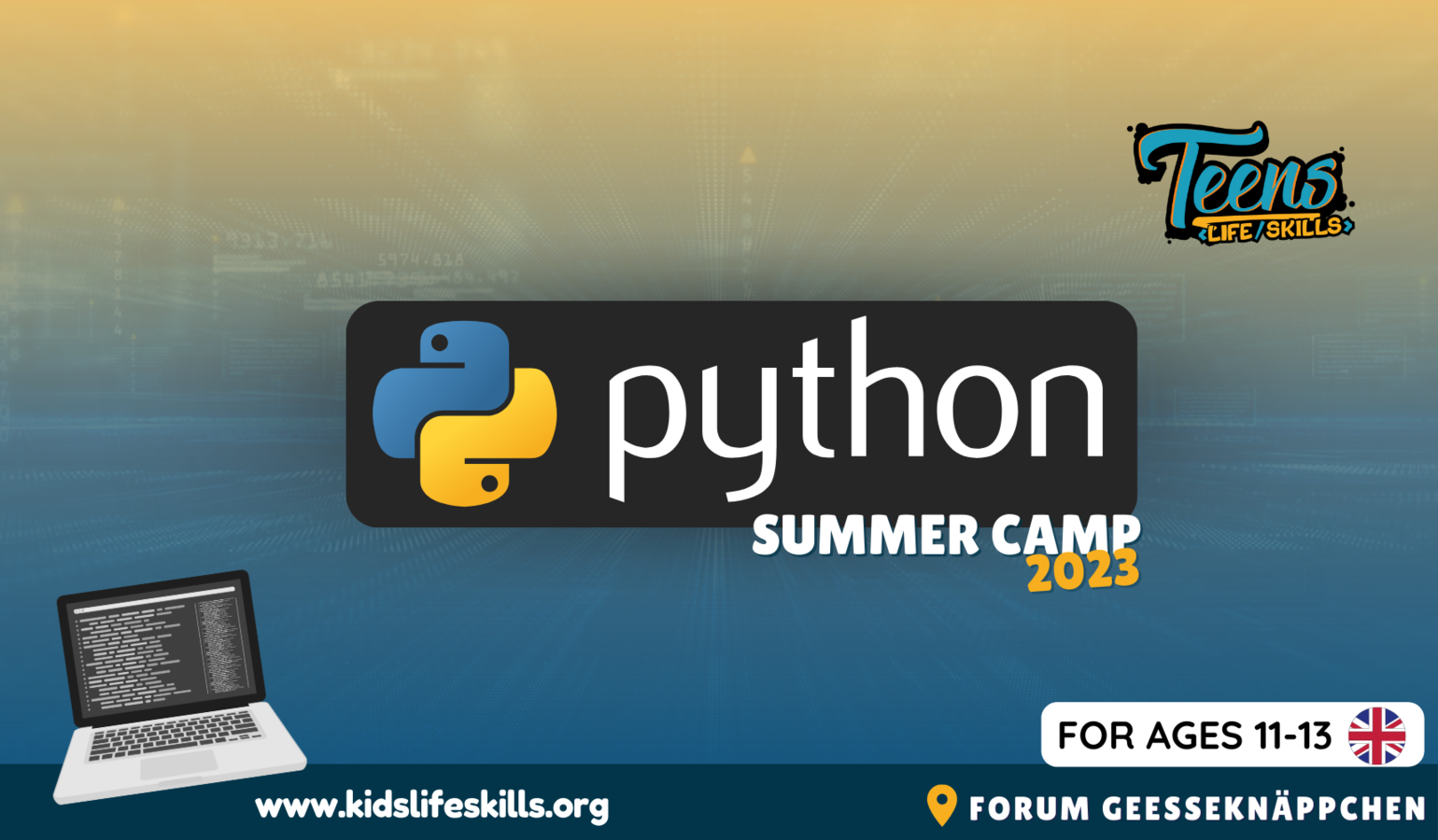 Python Summer Camp - Teens Life Skills