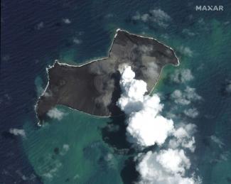Die Druckwelle des Vulkanausbruchs auf Tonga zu Jahresbeginn breitete sich mit einer Geschwindigkeit von rund 1100 Stundenkilometern aus und umrundete die Erde mindestens viermal innerhalb von sechs Tagen.