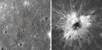 Nasa-Forscher haben einen riesigen, erst kürzlich entstandenen Krater auf dem Mond entdeckt. Laut einer am Mittwoch in der Zeitschrift "Science Advances" veröffentlichten Studie handelt es sich um den größten neuen Krater, der jemals im Sonnensystem gefunden wurde.