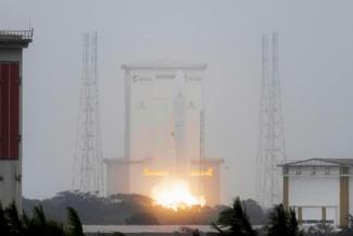 Le lanceur européen Ariane 6 décolle de Kourou le 6 mars 2025