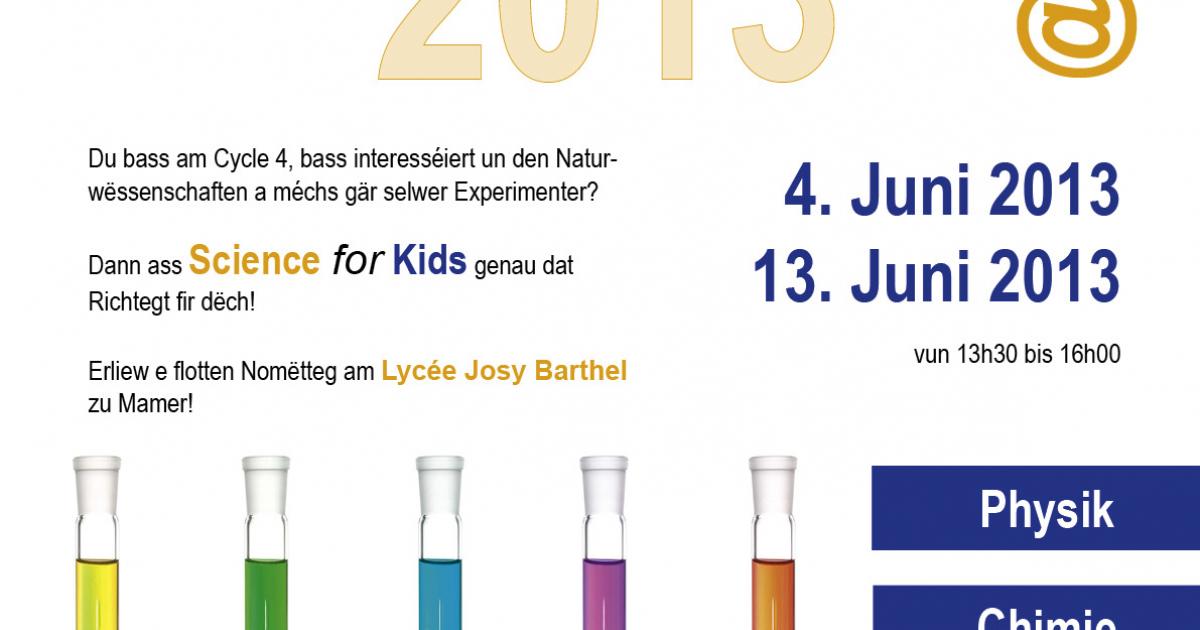 Science for Kids!
